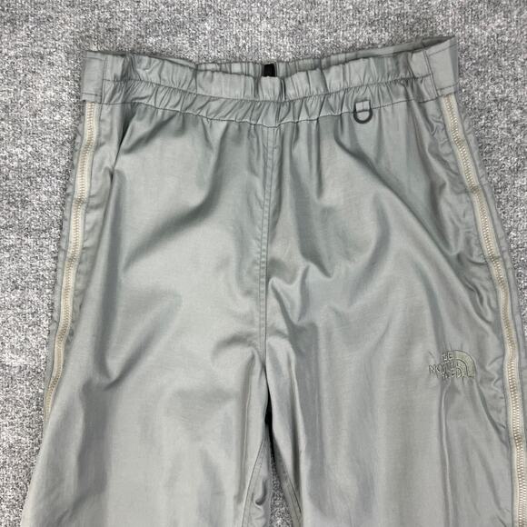 The North Face Rain Pants Mens M Medium Grey Nylon Waterproof Lined Snow *READ - Picture 3 of 15